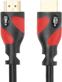 img 3 attached to HDMI Cable (50 Ft Red) Ultra HDMI 2.0V - 4K 2160P, 1080P, 3D, Audio Return & Ethernet Support - 1 Pack