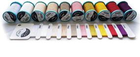 img 1 attached to 🧵 High-Performance All Purpose Sewing Thread 10-Pack - Ideal for Quilting, Leather, Denim, Outdoor & Camping Projects | Heavy Duty Bonded Thread, Spring Collection, 50wt/3PLY, 218YD per Spool