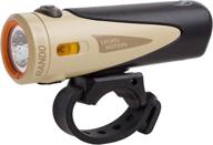 🔦 light & motion rando 500 high-capacity battery adventure light - extendable with usb battery pack, black & tan, one size logo