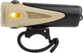 img 2 attached to 🔦 Light & Motion Rando 500 High-Capacity Battery Adventure Light - Extendable with USB Battery Pack, Black & Tan, One Size