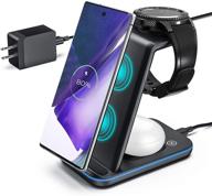 🔌 zhike wireless charger: fast 3-in-1 charging station for samsung s20/note 20/s10, galaxy watch, and buds logo