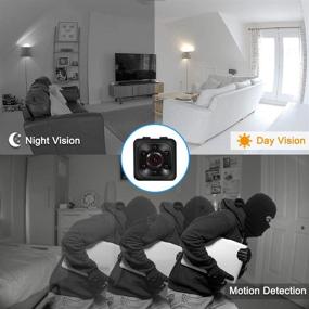 img 1 attached to 🕵️ 1080P HD Mini Spy Camera with Audio and Video Recording, Night Vision, Motion Detection - Wireless-less Solution