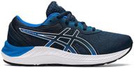 👟 asics kids gel excite french blue girls' athletic shoes - stylish support for active feet logo