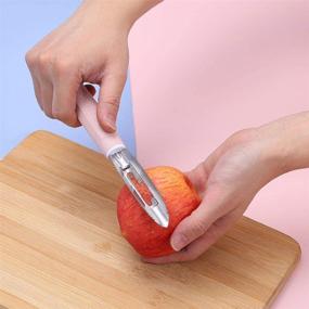 img 2 attached to Peeler，Multifunction Stainless Sawtooth Scales，Apples Vegetables Kitchen & Dining