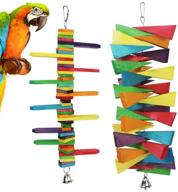 🦜 vehomy 2pcs parrot wood toys: natural bird chewing sticks for large medium parrots - african greys, macaws, eclectus, amazona logo