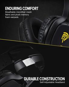 img 3 attached to 🎧 EasySMX Gaming Headset with Mic for PC, PS4/PS5, Xbox One, Nintendo Switch, Mac – Noise Reduction, LED Light