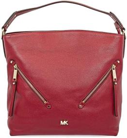 img 4 attached to 👜 Stylish and Spacious: Discover the MICHAEL Michael Kors Evie Large Hobo!