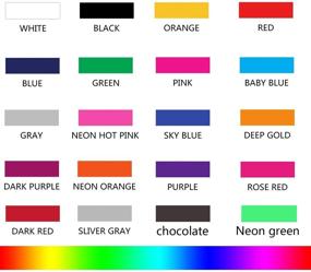 img 3 attached to 🎨 20-Pack PU HTV Vinyl Bundle - 20 Assorted Colors - 12"x 10" Sheets - Iron On Heat Transfer Vinyl for Cricut & Silhouette Cameo - Easy to Cut & Weed Adhesive Vinyl for DIY T-Shirts and Clothes