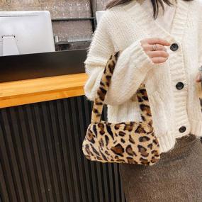 img 3 attached to 👜 Женская сумка с плечевым узором, подмышечной ручкой - Сумки и кошельки