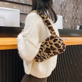 img 1 attached to 👜 Женская сумка с плечевым узором, подмышечной ручкой - Сумки и кошельки