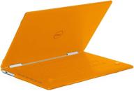 📦 mcover hard shell case for late-2019 13.4" dell xps 13 7390 2-in-1 models - dell-xps-7390-2-in-1 (orange) logo