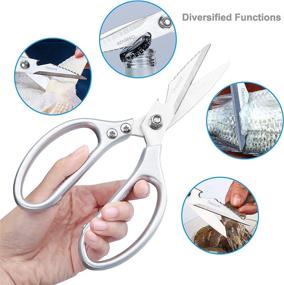 img 3 attached to Osayuze Kitchen Function Scissors Stainless