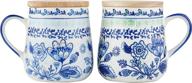 teatime ceramic pastoral handpainted pattern logo