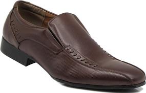 img 1 attached to Enzo Romeo Formal Fashion Perforate Men's Shoes