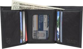 img 3 attached to Travelon Classic Trifold Wallet Black