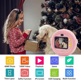 img 2 attached to 📸 Capturing Memorable Moments: Toddler Digital Children Camcorder for Unforgettable Birthday Celebrations!