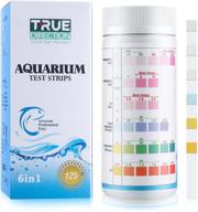 🐠 truedirection aquarium test strips 6-in-1 kits for nitrate, nitrite, chloride, gh & kh hardness, ph testing - 125 count, freshwater & saltwater compatible logo