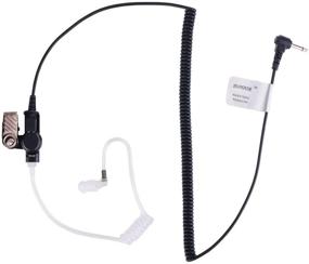 img 4 attached to 🎧 JEUYOEDE 3.5mm Acoustic Tube Earpiece Listen-only Headset with Mic for Radio/Walkie Talkie