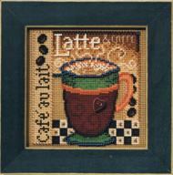 🎨 stunning latte beaded cross stitch kit with autumn-themed buttons & beads - mill hill 2008 mh148205 logo