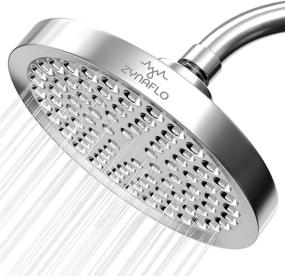img 4 attached to Experience Luxurious Rainfall with ZYNAFLO 6-Inch High Pressure Rain Shower Head
