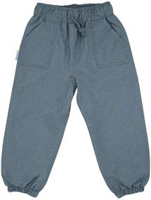 img 4 attached to 🌧️ Stay Dry with JAN JUL Waterproof Puddle Dry Single Layer Boys' Pants