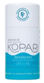 img 4 attached to 🌿 Kopari Fragrance Free Aluminum-Free Deodorant for Sensitive Skin - Non-Toxic, Paraben Free, Gluten Free & Cruelty Free Men's and Women's Deodorant - Made with Organic Coconut Oil - 2.0 oz