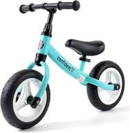 🚲 12 inch balance bike for 2 year old boy or girl, lightweight kids riding toy for indoor and outdoor use, adjustable seat training bicycle for 3-6 year old kids logo