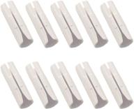 😴 kasom bed sheet grippers: 10-piece set of white fasteners to keep sheets snug logo