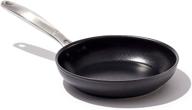 oxo good grips pro nonstick dishwasher safe black frying pan, 8 inch - cooking made easy! logo