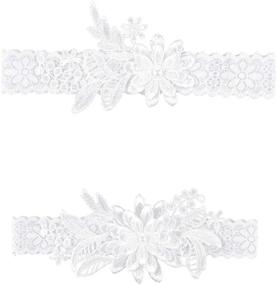 img 4 attached to Syhood Pieces Wedding Garters Pictures Women's Accessories and Special Occasion Accessories