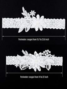 img 3 attached to Syhood Pieces Wedding Garters Pictures Women's Accessories and Special Occasion Accessories