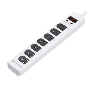 img 3 attached to 🔌 AmazonCommercial Power Strip Surge Protector - 1 PACK, White