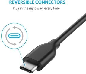 img 2 attached to Высококачественный 3-пакетный кабель Anker Powerline USB-C к USB 3.0 (3 фута) для Samsung Galaxy Note 8, S8, S8+, S9, S10, MacBook, Sony XZ, LG V20 G5 G6, HTC 10, Xiaomi 5 и других