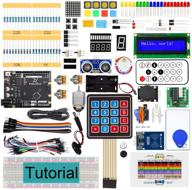 🧩 freenove rfid starter kit v2.0 с платой v4 (совместим с arduino ide), полное пособие на 266 страницах, 198 предметов, 49 проектов, без пайки breadboard. логотип