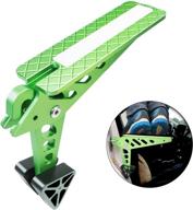condold car door step: foldable roof rack doorstep hook accessories with safety hammer function - max load 440 lbs (green) logo