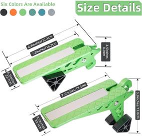 img 3 attached to CONDOLD Car Door Step: Foldable Roof Rack Doorstep Hook Accessories with Safety Hammer Function - Max Load 440 lbs (Green)