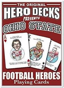 img 1 attached to 🃏 Channel Craft Hero Decks - Ohio State: Premium Playing Cards Depicting Iconic Heroes