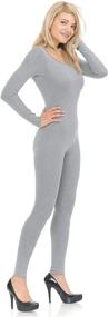 img 2 attached to 7Wins Catsuit Cotton Bodysuit Jumpsuit Women's Clothing in Jumpsuits, Rompers & Overalls