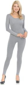 img 3 attached to 7Wins Catsuit Cotton Bodysuit Jumpsuit Women's Clothing in Jumpsuits, Rompers & Overalls