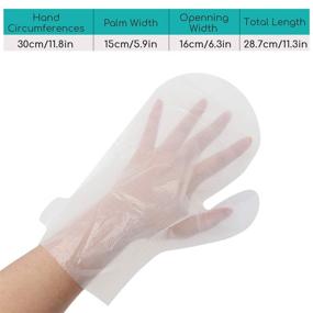 img 2 attached to 🧤 200-Pack of Plastic Paraffin Bath Bags for Hands, Segbeauty – Enhanced Size and Thickness Paraffin Wax Hand Liners, Therabath Spa Mitt Glove Liners – Perfect for Paraffin Wax Machine and Wax Treatment