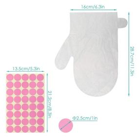 img 1 attached to 🧤 200-Pack of Plastic Paraffin Bath Bags for Hands, Segbeauty – Enhanced Size and Thickness Paraffin Wax Hand Liners, Therabath Spa Mitt Glove Liners – Perfect for Paraffin Wax Machine and Wax Treatment