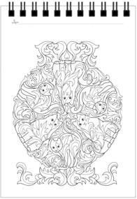 img 1 attached to 🌿 Garden Paths & Forest Trails Coloring Book: Intricate Animal and Plant Designs for Stress Relief and Creativity