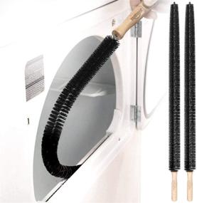 img 4 attached to 🔥 Holikme Dryer Vent Cleaner Kit 2 Pack - Long Flexible Brush Set for Efficient Dryer Vent Cleaning!