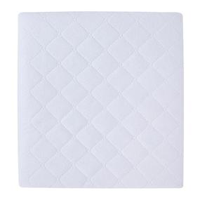 img 2 attached to Top-Rated Carter's Protector Pad: Solid White, One Size - Ultimate Bedding Essential!