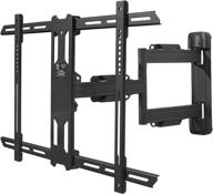 📺 kanto ps350 full motion tv wall mount: low profile, 37"-60" tvs, 22" extension, vesa 600x400, black logo