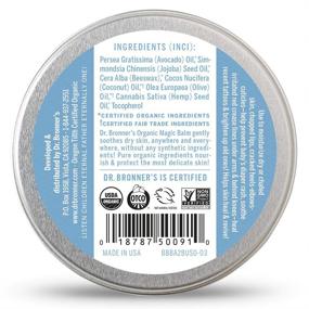 img 3 attached to 🧴 Dr. Bronner's Organic Magic Balm (Baby Unscented, 2 oz) – Organic Beeswax & Hemp Oil, Moisturizing & Soothing for Hands, Face & Body. Relieves Dry Skin, Aids in Diaper Rash Prevention.