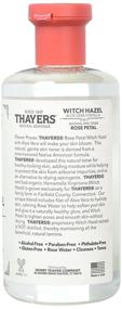 img 3 attached to 🌹 Thayers Alcohol-free Rose Petal Witch Hazel Toner for Face & Skin with Aloe Vera, 12 oz (Pack of 3)