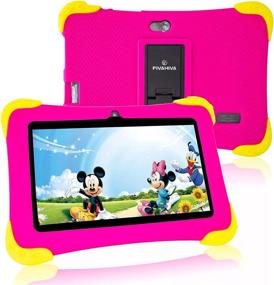 img 4 attached to 📱 7-Inch Android 10 Kids Tablet, 32GB, Touch Screen, Parental Control, Google Play Store, YouTube, Netflix, Shock-Proof Case - Ideal for Boys & Girls Ages 3-15