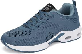 img 4 attached to FLARUT Lightweight Fashion Sport Sneakers: Perfect Non-Slip Running Shoes for Women