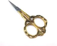 yueton vintage europea style plum blossom needlework embroidery scissors (gold) logo